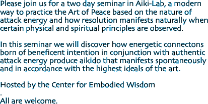 Please join us for a