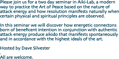 Please join us for a