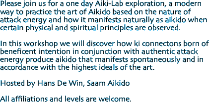 Please join us for a